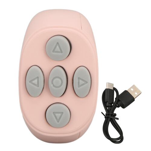 Multi Function Bluetooth Remote Ring - Pink Phone & Tablet Control 1