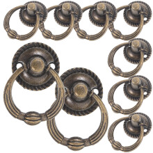 10Sets Gouden Ladegrepen Zinklegering Vintage Stijl Voor Keukenkast