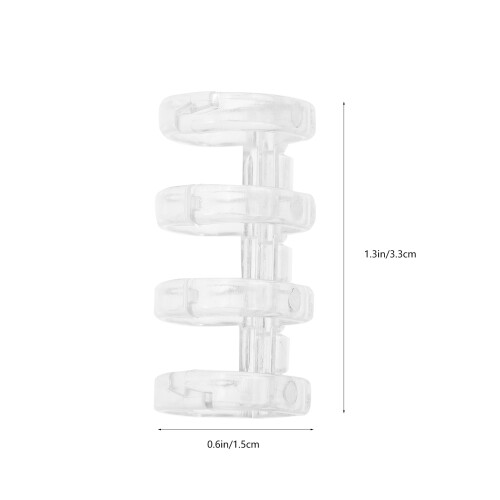 10Pcs Löst Blad Häftesken Hål För 1