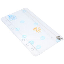 Binder Pocket Anteckningsbok Dragkedjeficka PVC-kortficka