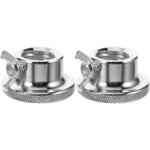 2Pcs 2,5 Cm Dubbellås Hållare Gjutjärn För Vantelyftning