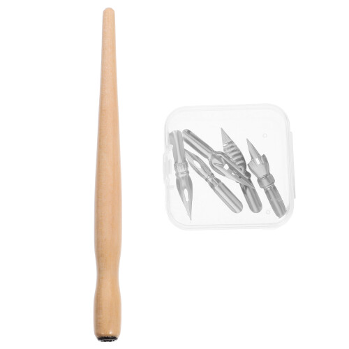 1 Set Dippennar Vintagedippa Ritpenna Pennspetsar 1