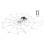 Waterproof LED Spider Web Lights with Remote Control, Warm White 16