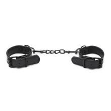 Sex Bondage Metal Handcuff Wrist Cuffs Restraints Black BDSM Toy For Adults
