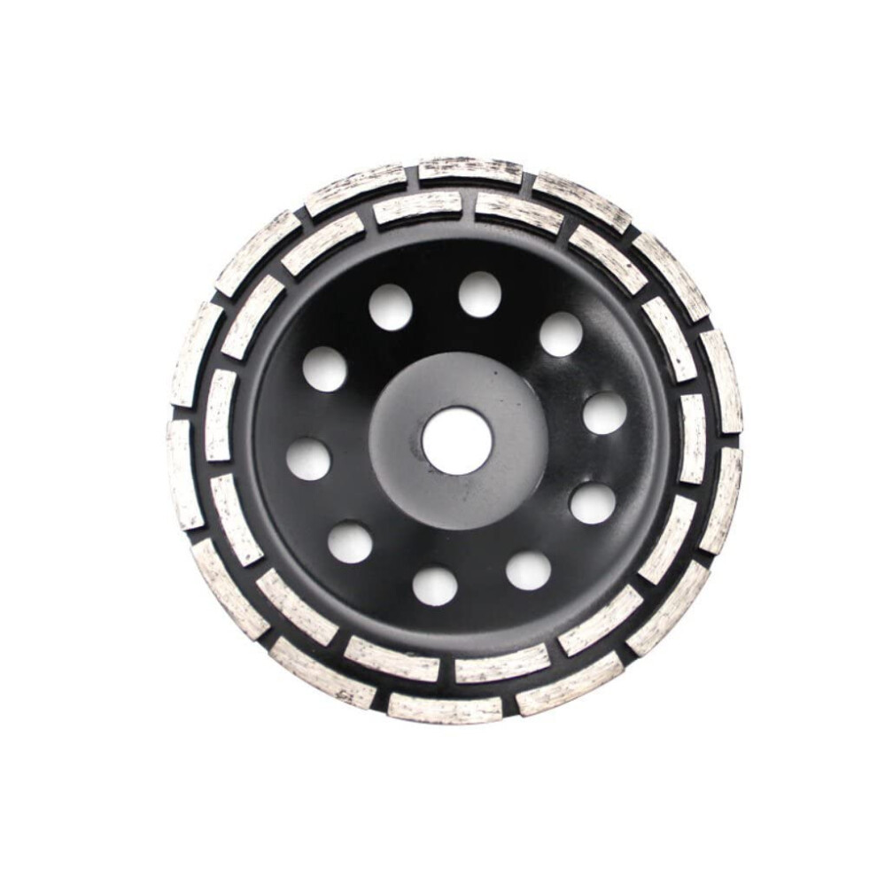 Double Row Diamond Cup Grinding Wheel For Angle Grinder 180Mm Dia Stone Marble Cement Concrete Granite Surface Grinding 9067246427535