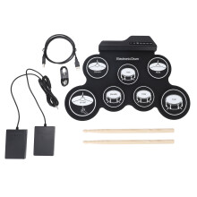 Handroll-E-Drum, tragbares USB-E-Drum-Pad,