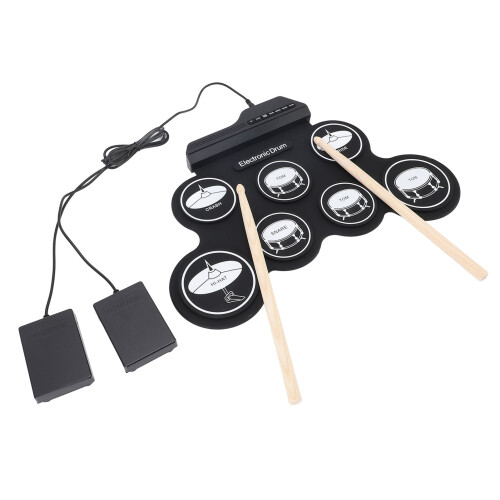 Handroll-E-Drum, tragbares USB-E-Drum-Pad, 2