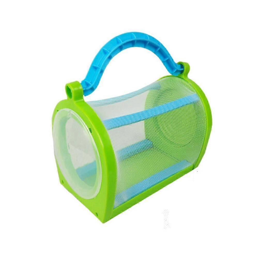 Kikidex (As Show, One Size) Insect Box With Handle Outdoor Portable Butterfly Dragonfly Insect Observation Cage Reptile Box Exp