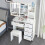 Vanity Desk Dressing Table with LED Lighted Mirror 3