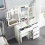 Vanity Desk Dressing Table with LED Lighted Mirror 4