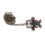 Compass Robot Fickur Nyckelring Halsband 1