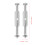 10Pcs Cassette Repair Device 86Mm Junction Box Tool 2