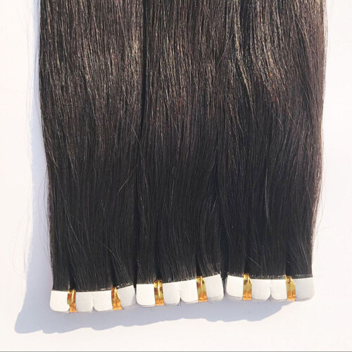 Human Hair Extensions Schwarz Echthaar Für Volumen 2