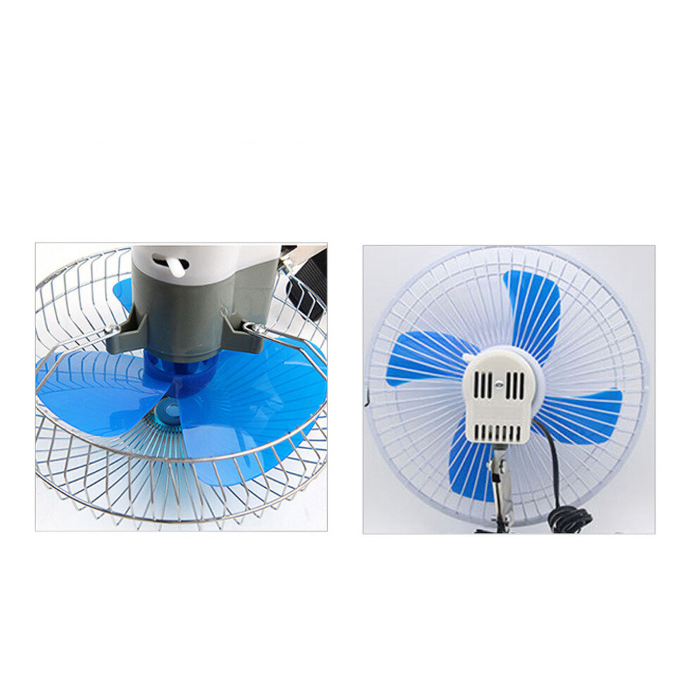 8In 24V Rotatable Car Cooling Fan Clip Quiet Vehicle Fan For Truck Rv Boat 9451356678152