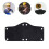 6Pcs Reusable Hard Hat Sweatband Black Polyester Sweat-Absorbing Bands 5