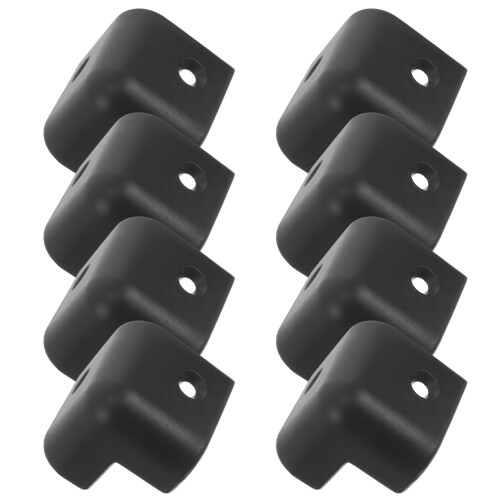 8Pcs Hållbara Plast Gitarrhörnsskydd Högtalarehörnsskydd