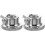 2St 2,5 Cm Dubbellås Hållare Gjutjärn För (Silver) 1