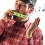 1Pièces Harmonica Bébé Bois Naturel Motifs Fruités Vert Clair Durable 10