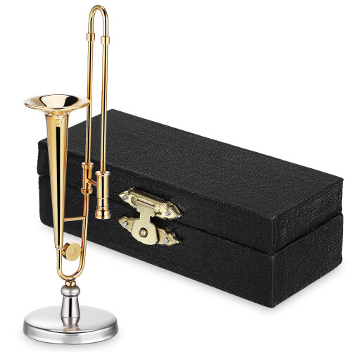 Miniature Trombon I För Skrivbordsdekoration 1