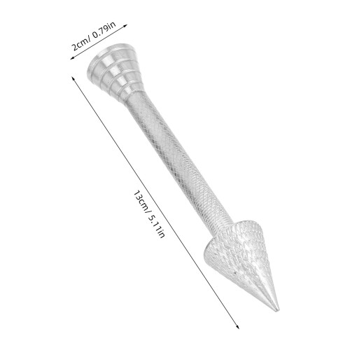 2 Stycken Aluminiumlegering Bagekon Behållare Smördegsspruta 2
