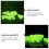 20Pcs Fluorescerande Tältrep Spännlås Triangulärt 9