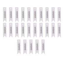 50St Papier Labels Voor Handgemaakte Kaarsen En Cadeaus, Wit