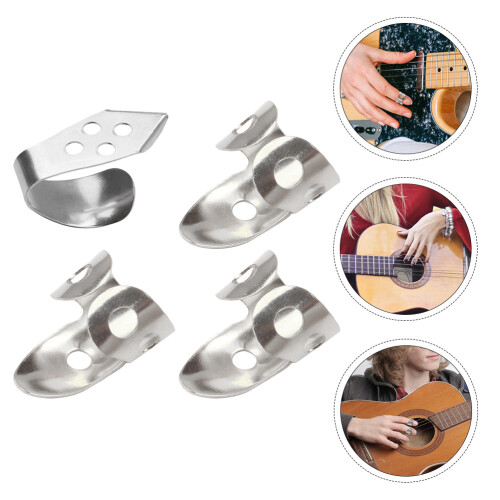 4Pcs Justerbara Tommelplock För Gitarr Och Banjo, Uthålligt 1