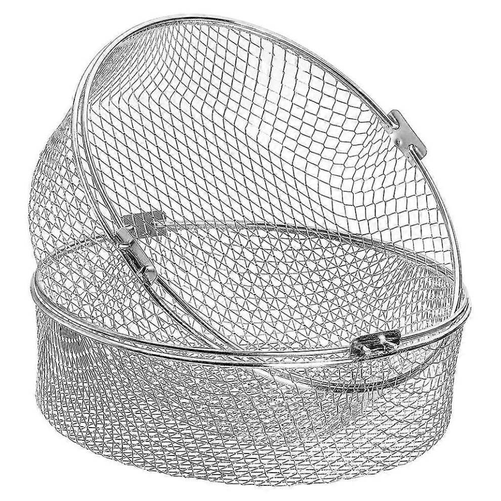 Kikidex (As Show, One Size) Air Fryer Basket Steamer Basket For Air Fryer Accessory 8.25Inch Basket