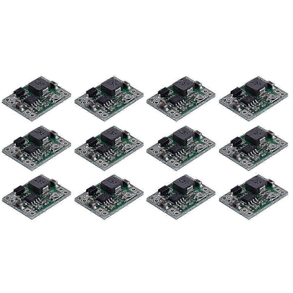 Kikidex (As Show, One Size) 12Pcs Mp1584 Dc-Dc Step Supply Module 3A Adjustable Converter For Replace Lm2596 24V 12V 5V 3V
