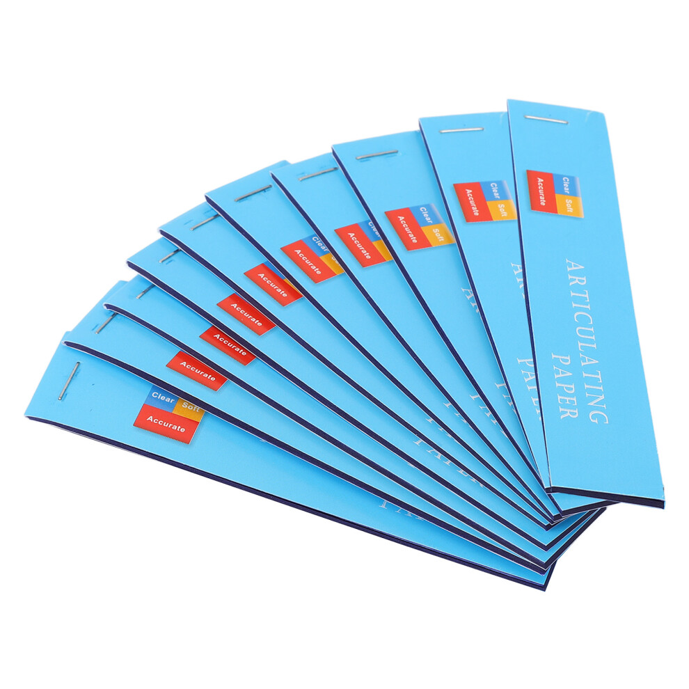 Blue 400Pcs Double-Side Dental Articulating Paper Strips For Occlusion Check
