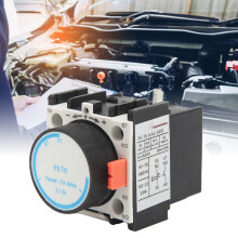 Delay Relay Auxiliary Block 1NO 1NC Waterproof Dustproof ABS 0.1-3s