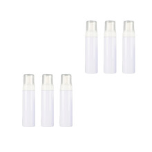 6Pcs Portable Transparent Press Pump Foaming Bottle for Travel Use