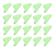 20Pcs Fluorescerande Tältrep Spännlås Triangulärt