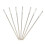 100St Silver Tail För 11Ct Broderityg Cross Stitch 3,6Cm 2