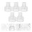 5Pcs Bröstpump Delar Tillbehör Ankformsventiler (19 Mm) 8