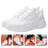 1 Paar Geweven Mesh Hardloopschoenen Antislip Schoeien 2