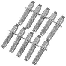 10Pcs Ersättningsfäste För Fjällstav Tipp Tungsten Pinnspets