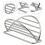 Stainless Steel Taco Rack Burritos Ställ För 3