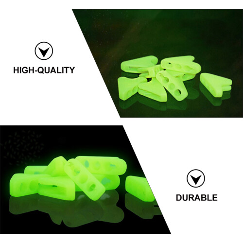 20Pcs Fluorescerande Tältrep Spännlås Triangulärt 1