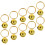 10Pcs Katt Halsband Anhängare Rostfritt 6
