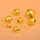 10Pcs Katt Halsband Anhängare Rostfritt 7