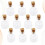 20Pcs Kubformade Glasflaskor Med Kork För Diy Hantverk Hem 4