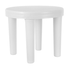 1 St Kreativ Låg Hög Bänk I Badrum Med Antislir (Vit)
