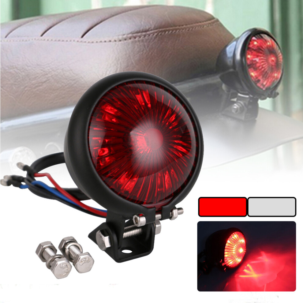 12V Motorcycle Led Tail Or 5W Stop Tail Lamp Light/Black/Silver 4671356683955