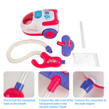Kinderspielzeug Staubsauger zum Nachahmen, 18*10 cm, ungiftig, sicher, pädagogisch