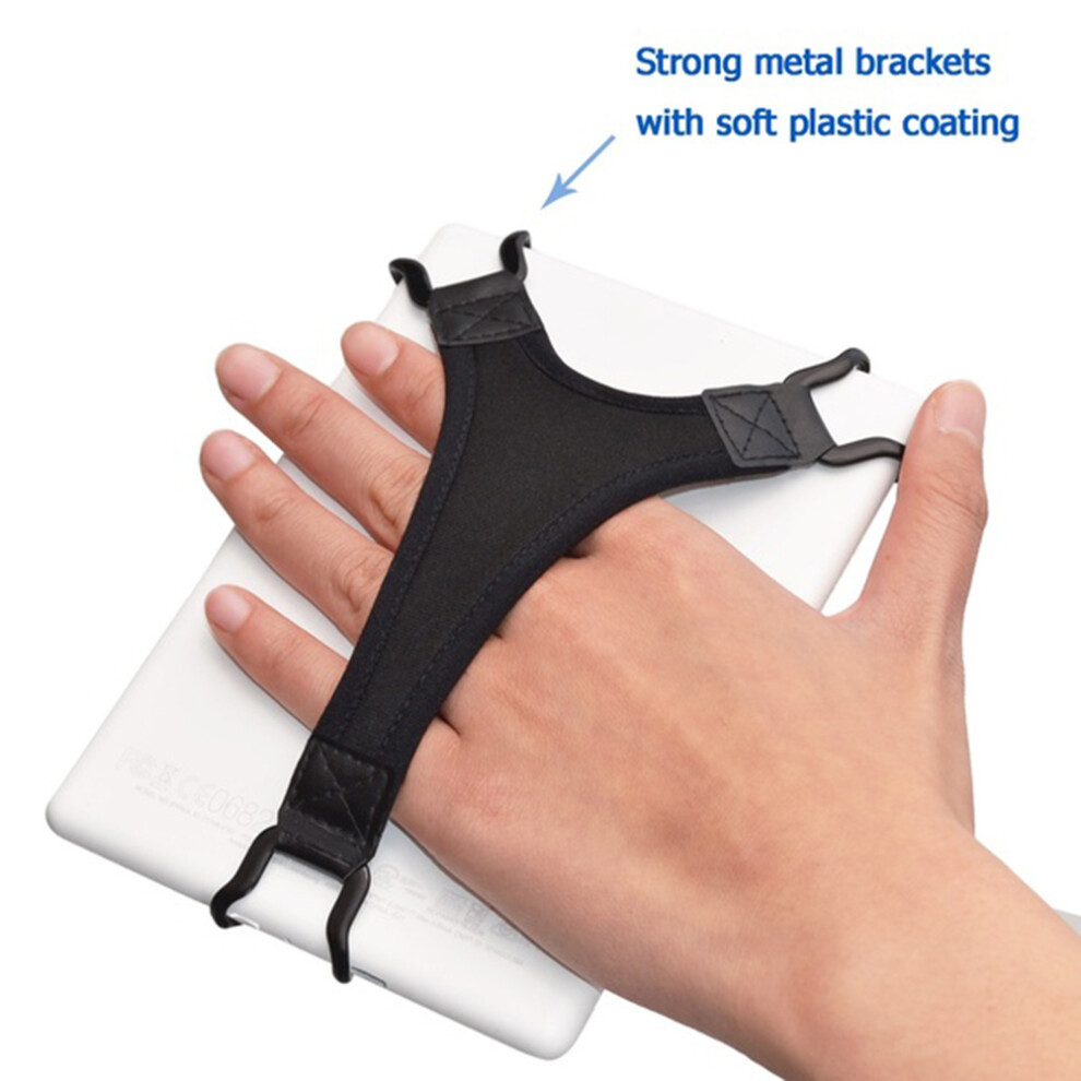 Tablet And Kindle E-Reader Security Hand Strap With Finger Grip Adjustable Size 9341356685123