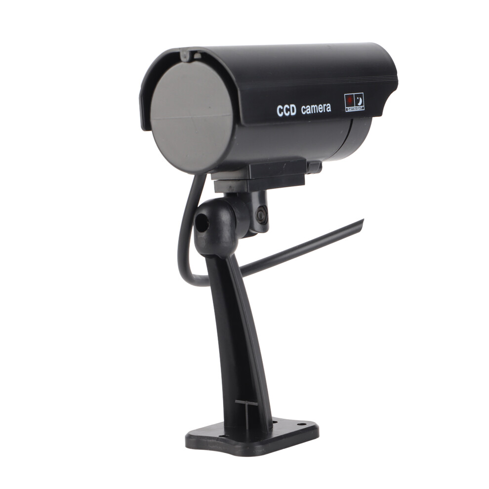 Security Dummy Camera For Indoor Outdoor Ir Led Fake Cctv Surveillance Red 4921356685559