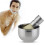 De Rasage Brosse Blaireau Bol Mug Double Couche Acier 10