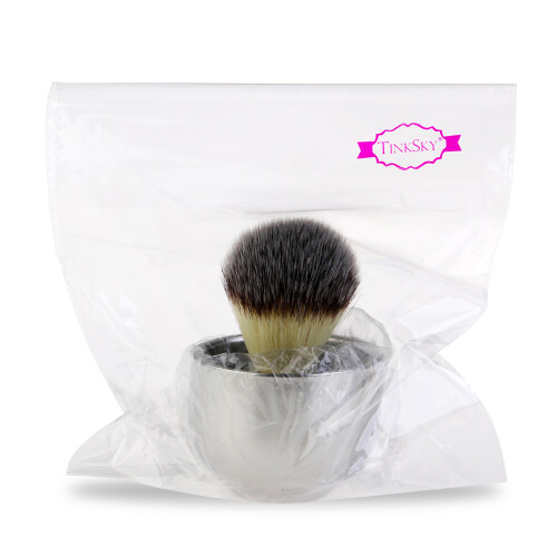 De Rasage Brosse Blaireau Bol Mug Double Couche Acier 1