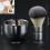 De Rasage Brosse Blaireau Bol Mug Double Couche Acier 8